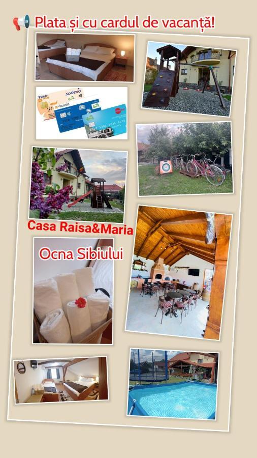 Hotel Casa Raisa & Maria Ocna Sibiului Exterior foto